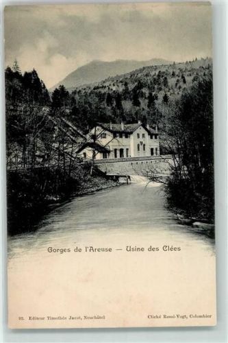 Noiraigue Gorges de l Areuse