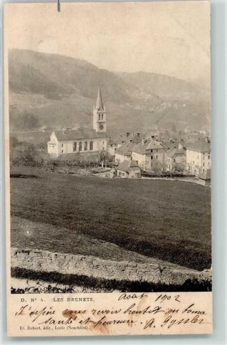 Les Brenets 1902 Kirche