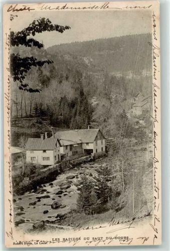 Les Brenets 1902 Les Rapides du Saut du Doubs