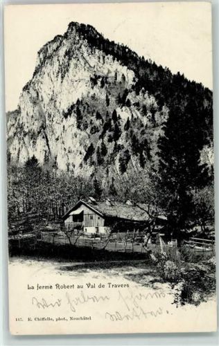 Noiraigue 1902 La Ferme Robert