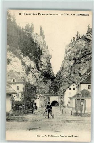 Col des Roches 1911 Frontiere Franco Suisse
