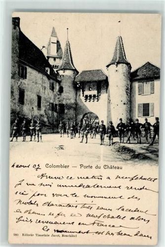 Colombier NE 1907 Porte du Chateau