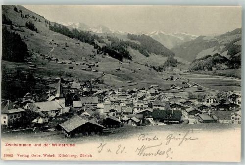Zweisimmen 1906 Wildstrubel