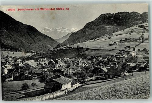 Zweisimmen 1909 Wildstrubel