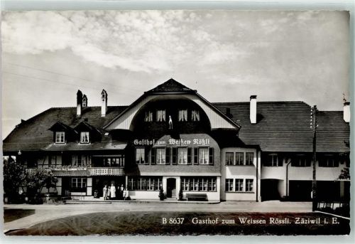 Zäziwil Gasthaus zum Weissen Rössli