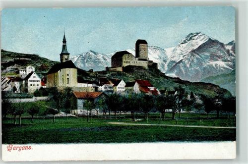 7320 Sargans - Schloss Kirche
