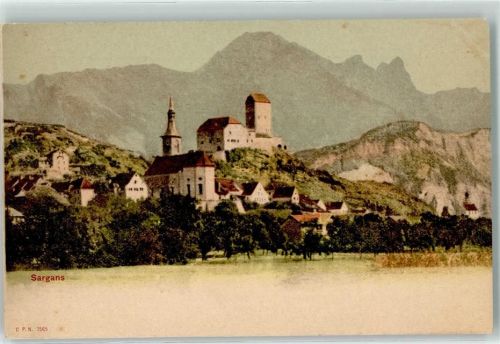 7320 Sargans - Schloss Kirche