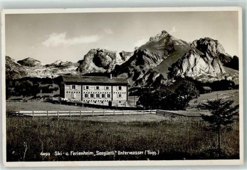 9657 Unterwasser - Ski und Ferienheim Seegüetli