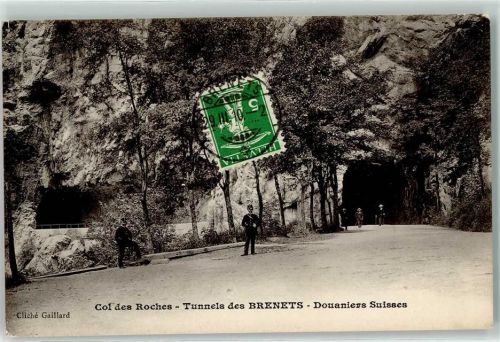 Col des Roches 1910 Tunnels des Brennets