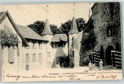 Colombier NE 1901 Schlosseingang
