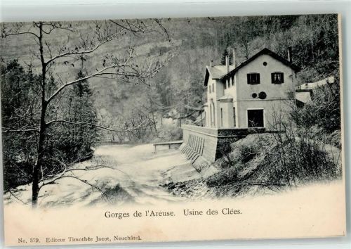Boudry Gorges de l Areuse Usine des Clees
