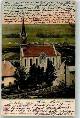 Le Sentier 1906 Kirche