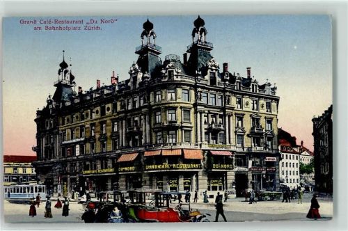 Zürich Grand Cafe du Nord Straßenbahn