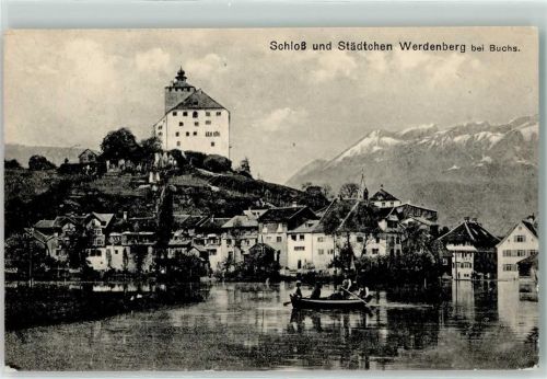 9470 Werdenberg - Schloss Ruderboot