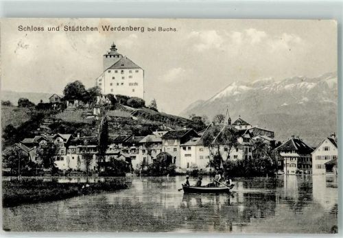 9470 Werdenberg 1913 - Schloss Ruderboot