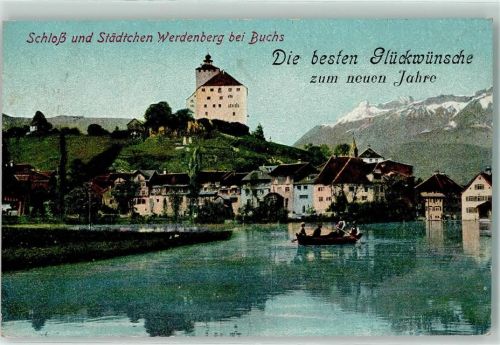 9470 Werdenberg 1907 - Schloss Ruderboot