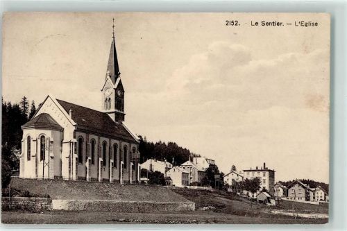 Le Sentier 1908 Kirche