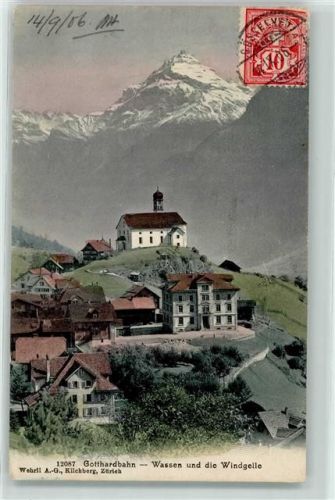 6484 Wassen UR 1906 Gebrauchsspuren Windgälle