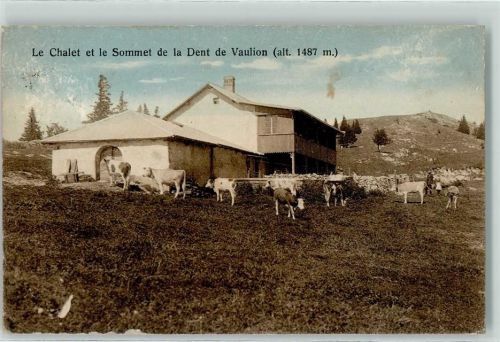 Dent de Vaulion Le Chalet et le Sommet