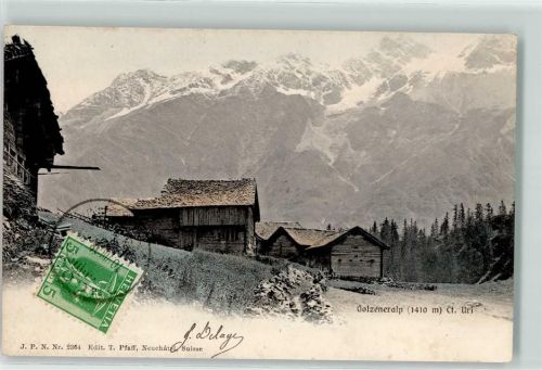 Erstfeld 1908 Golzeneralp