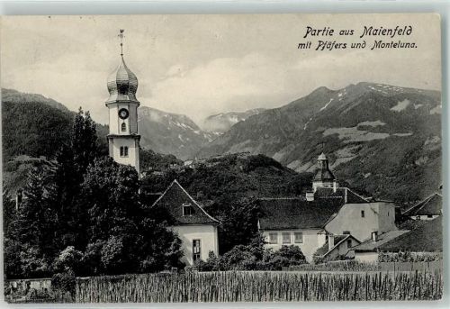 Maienfeld 1909 Kirche
