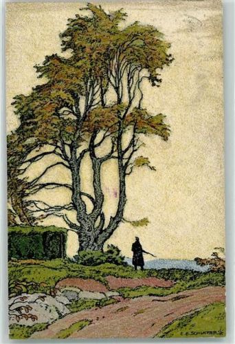 1915 sign. Ernst.E Schlatter Vacherie Lintz Pres De Villars