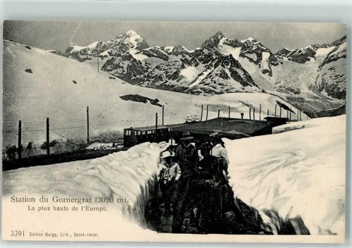 Gornergrat Winter Station Bergbahn