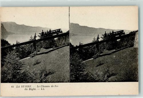 Rigibahn Stereo AK Bergbahn Le Chemin de Fer du Righi