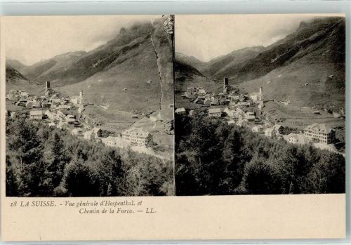 6493 Hospental Stereo AK Bergbahn Furka