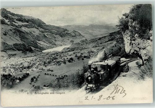 Lungern 1906 Brünigbahn