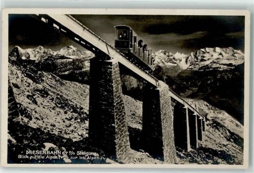 Niesen Niesenbahn Alpen