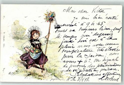 1998 Tracht sign. Zina W Ort lt. Verlag