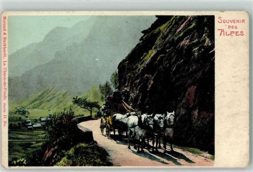 Grimsel Gebirgspost Kutsche Postkutsche