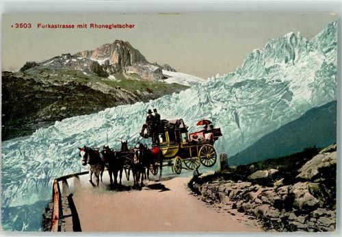 Rhonegletscher Furkapost Postkutsche