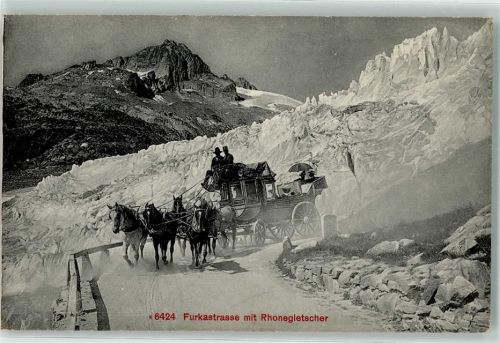 Rhonegletscher Furkapost Postkutsche