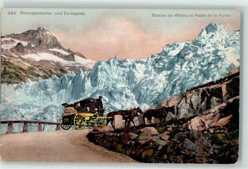 Rhonegletscher Furkapost Postkutsche