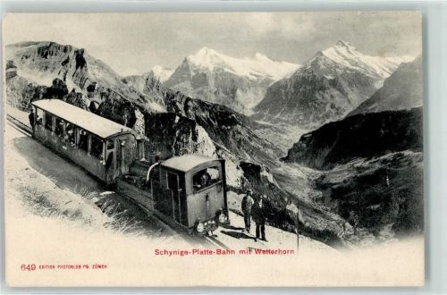Schynige-Platte-Bahn 1906 Bergbahn Wetterhorn