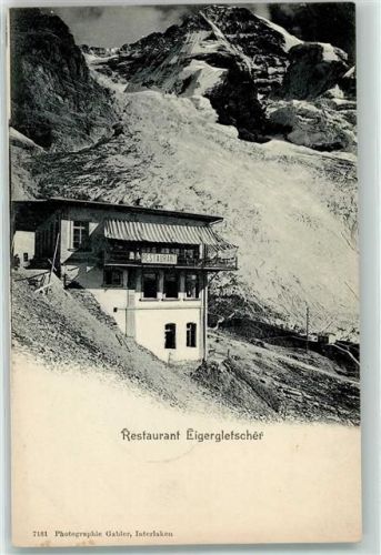 Eigergletscher 1903 Gasthaus