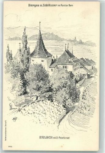 Erlach Chateau Ille de St Pierre