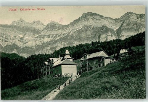 Urnäsch 1910 Kurhaus Kräzerli Feldpost Kaserne Herisau