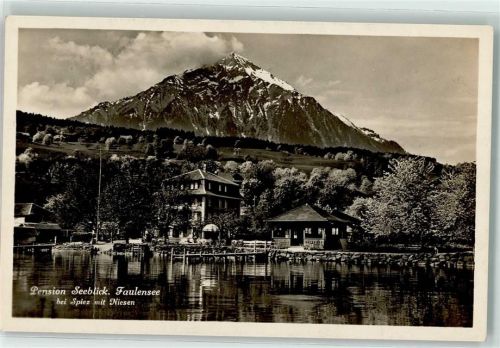 Faulensee Pension Seeblick Niesen