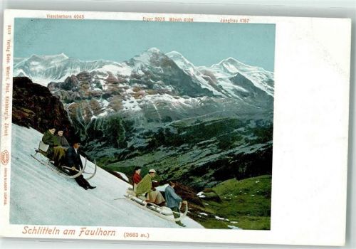 Faulhorn Schlittelpartie