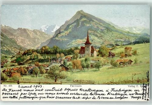 Frutigen 1903 Kirche