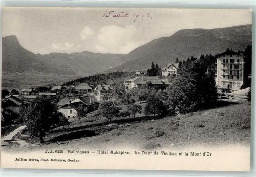 Ballaigues Hotel Aubepine Dent de Vaulion Mont d Or