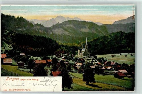 Lungern 1903 Kirche