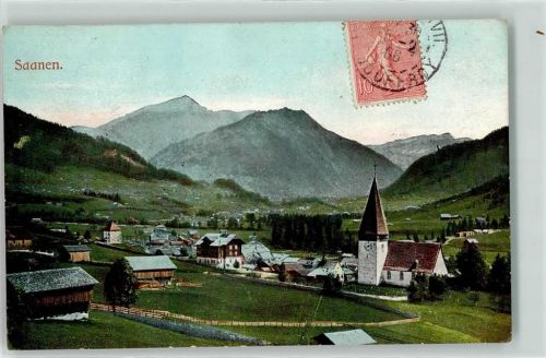 Saanen 1906 Kirche