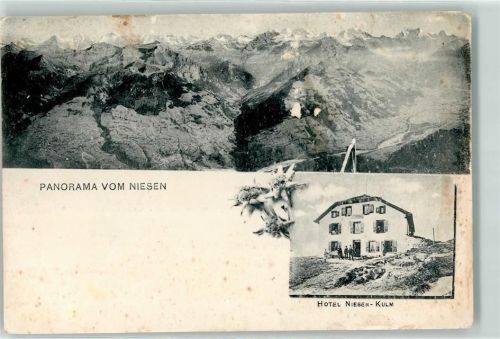 Niesen 1907 Hotel Niesen Kulm
