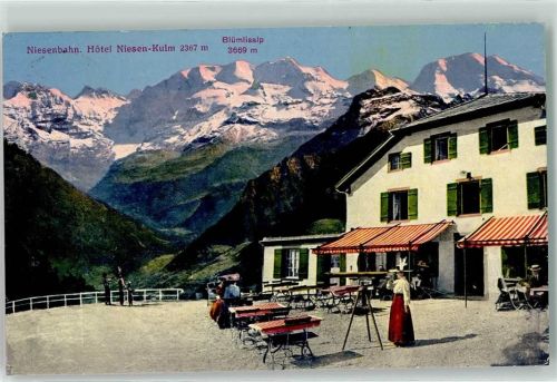 Niesen Hotel Niesen Kulm Terrasse