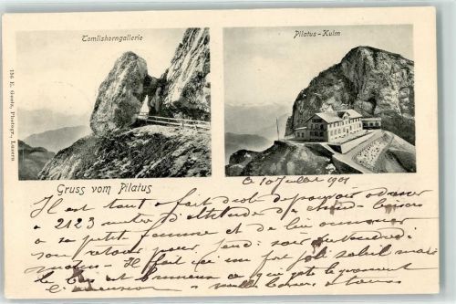 Pilatus Kulm 1901 Tomlishorngallerie