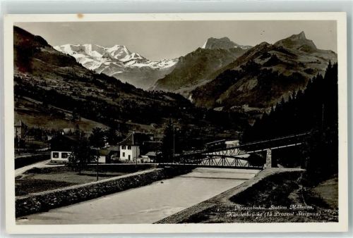 Mülenen Niesenbahn Kanderbrücke